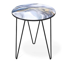 Журнальный стол Sheffilton SHT-CT27 млечный путь/черный муар 4007482115 5