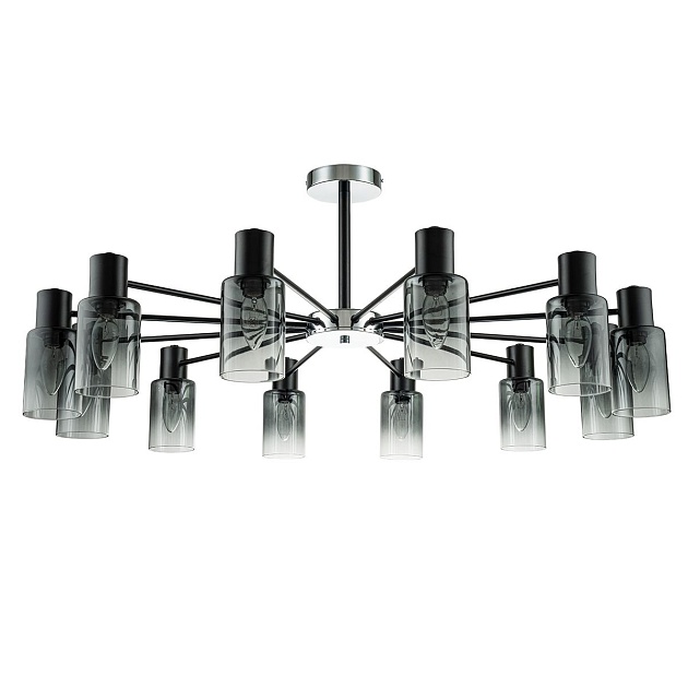 Потолочная люстра Escada Diversity 2120/12P Black изображение 1 Потолочная люстра Escada Diversity 2120/12P Black Фото № 1