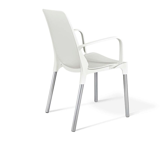 Офисный стул Sheffilton SHT-S76 белый/хром лак 3696078604 Фото № 4