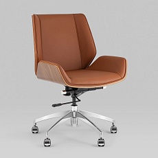 Офисное кресло TopChairs Crown SN A312-A 8383-14 walnut back