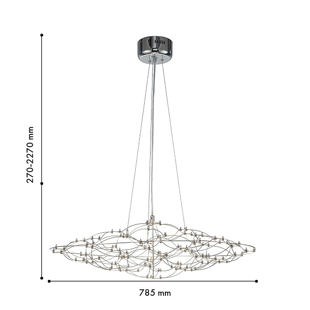 Подвесной светодиодный светильник Favourite Thinner 4305-8P Фото № 2