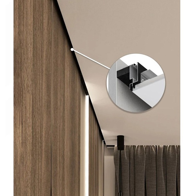 Теневой профиль FerGipps черный БП 80 УТ000001650 изображение 3 Теневой профиль FerGipps черный БП 80 УТ000001650 Фото № 3