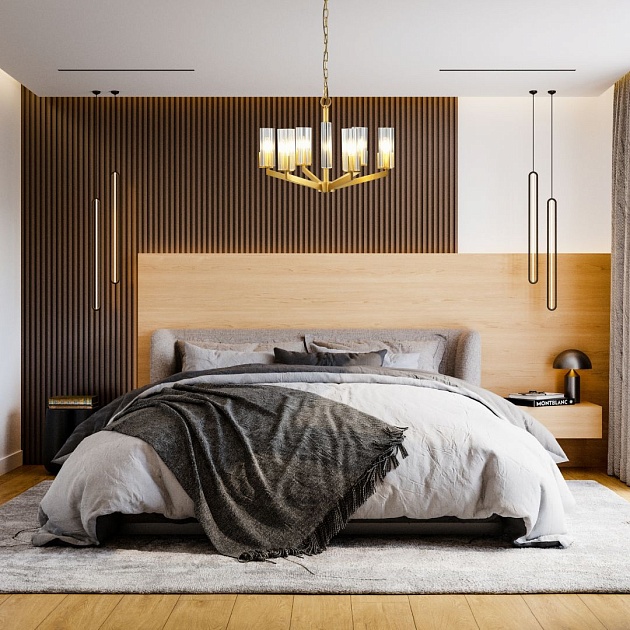 Подвесная люстра Moderli Brass V11074-6P Фото № 3