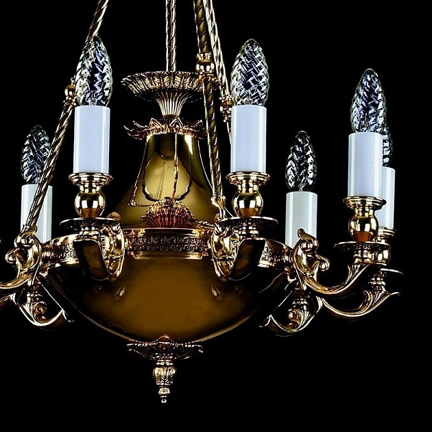 Подвесная люстра Artglass Dafne Brass Antique Фото № 3