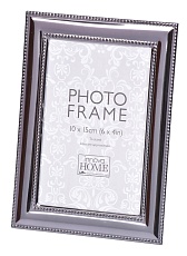 Фоторамка Innova PM07933 Ф/рамка 10*15cm Double Beaded, серый, металл (6/12/480) Б0046324 1