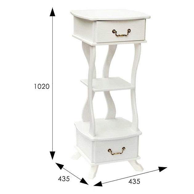 Подставка для цветов Мебелик Берже 14 001468 изображение 3 Подставка для цветов Мебелик Берже 14 001468 Фото № 3