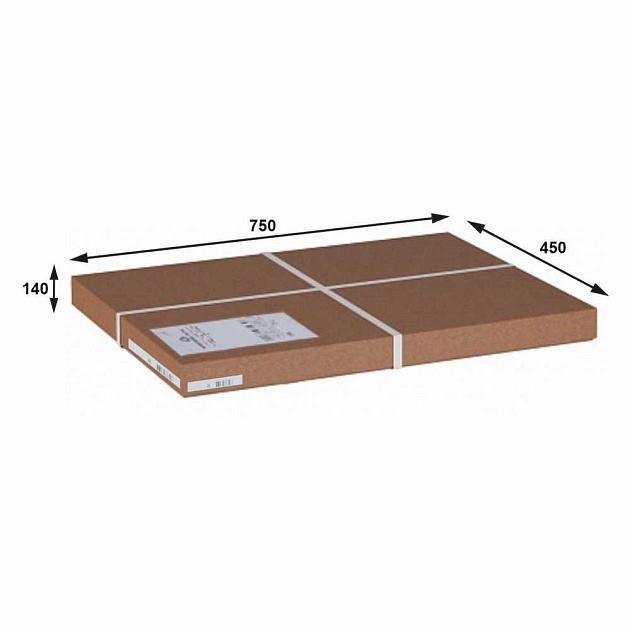 Обувница Мебелик Диана коричневый 001900 Фото № 2
