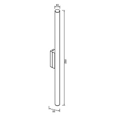 Настенный светильник-подсветка Mantra ANTIGA 9259 3