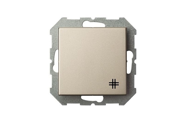 Переключатель перекрестный Liregus Epsilon шампань 28-305 Фото № 3