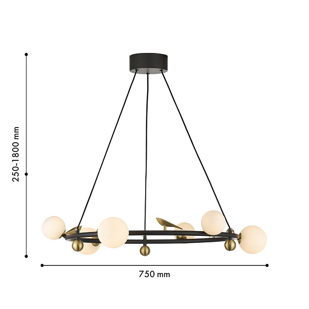 Подвесная светодиодная люстра Favourite Sparrow 4324-6P Фото № 2