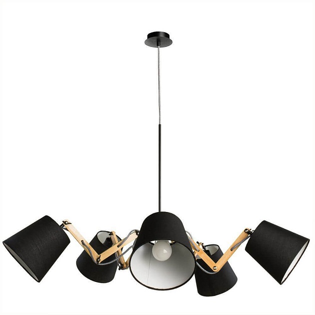 Подвесная люстра Arte Lamp Pinoccio A5700LM-5BK изображение 1 Подвесная люстра Arte Lamp Pinoccio A5700LM-5BK Фото № 1