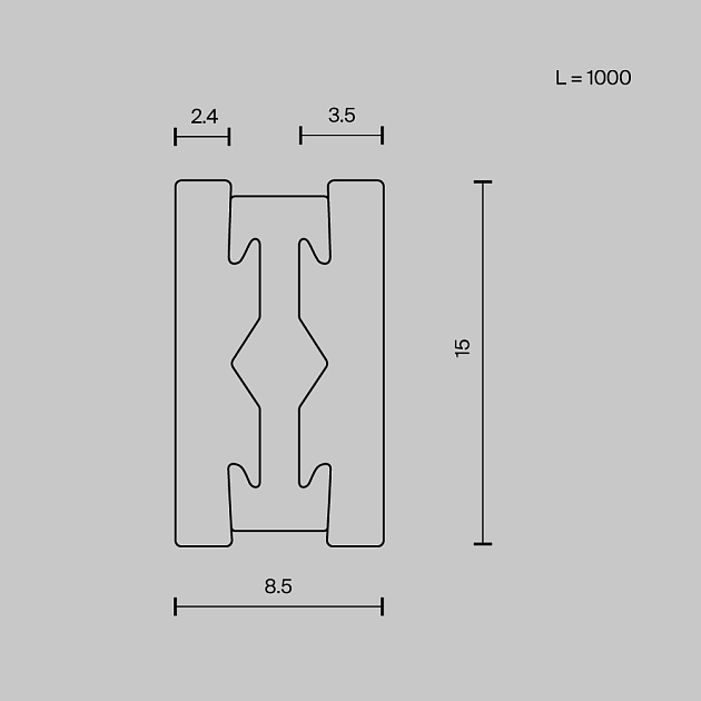 Шинопровод накладной/подвесной Maytoni Technical TRX154-111PT изображение 7 Шинопровод накладной/подвесной Maytoni Technical TRX154-111PT Фото № 7