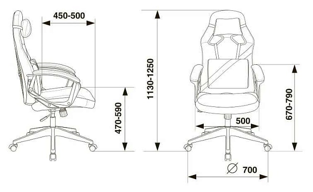 Игровое кресло Zombie Defender Red Фото № 2