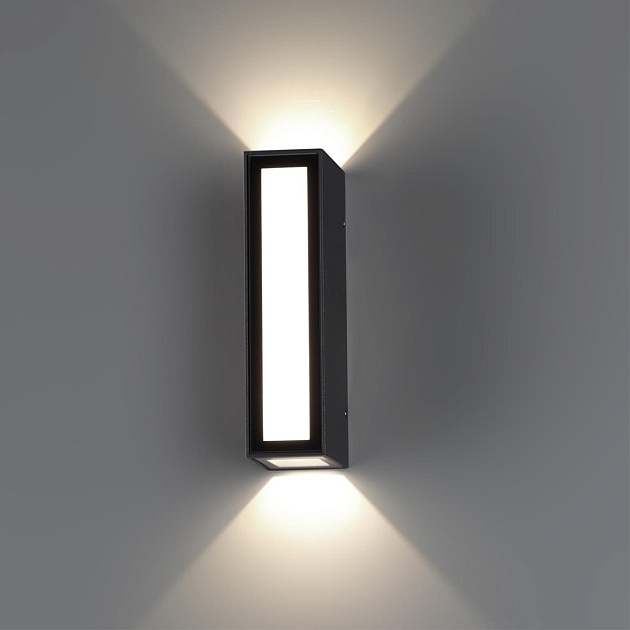 Уличный настенный светодиодный светильник Novotech Street Strait 359194 изображение 2 Уличный настенный светодиодный светильник Novotech Street Strait 359194 Фото № 2