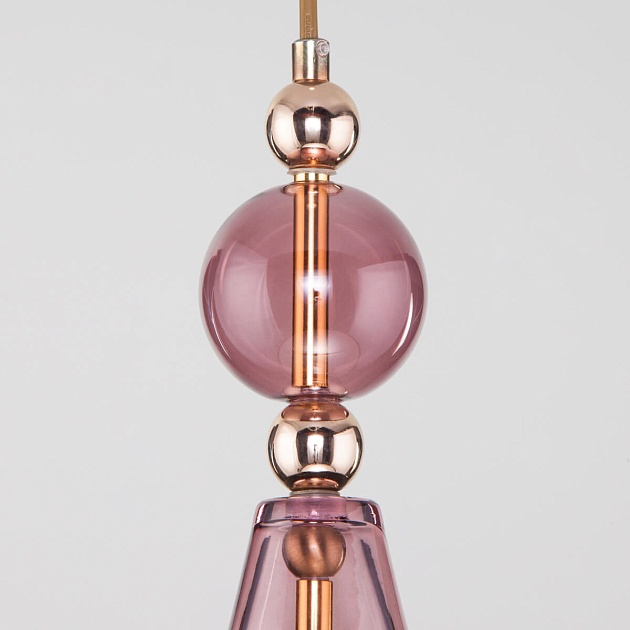 Подвесной светильник Eurosvet Ilario 50202/1 пурпурный изображение 4 Подвесной светильник Eurosvet Ilario 50202/1 пурпурный Фото № 4