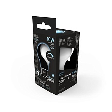 Лампа светодиодная диммируемая Gauss филаментная E27 10W 4100К матовая 102202210-D 3