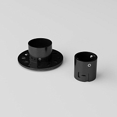 Встраиваемое крепление для круглого гибкого неона Full light черный Elektrostandard a070755 1