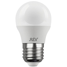 Лампа светодиодная REV G45 Е27 7W 2700K теплый свет шар 32342 6 1