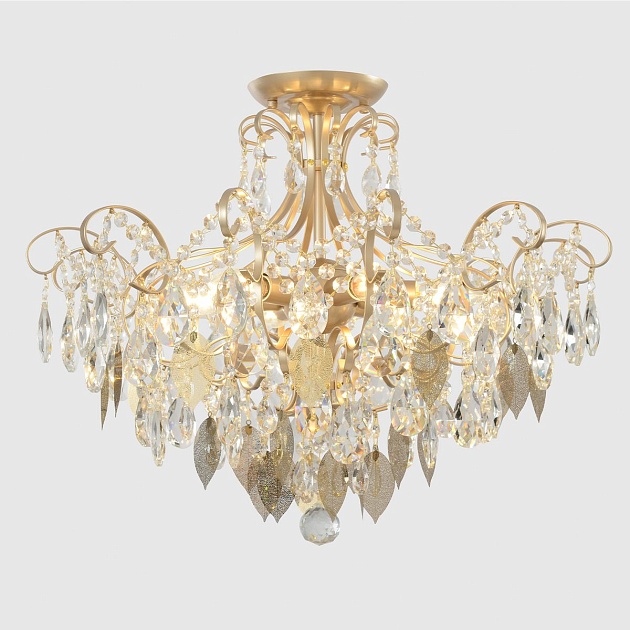 Потолочная люстра Crystal Lux Esmiralda PL6 Gold Фото № 3