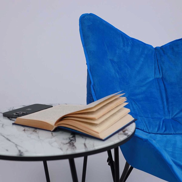 Складной стул AksHome Maggy синий, ткань 86923 Фото № 2