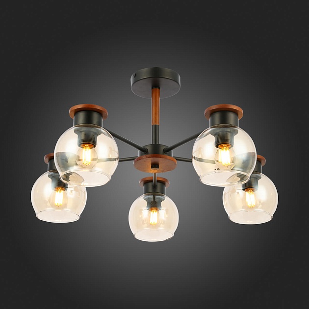 Потолочная люстра Evoluce Rasco SLE108102-05 изображение 3 Потолочная люстра Evoluce Rasco SLE108102-05 Фото № 3