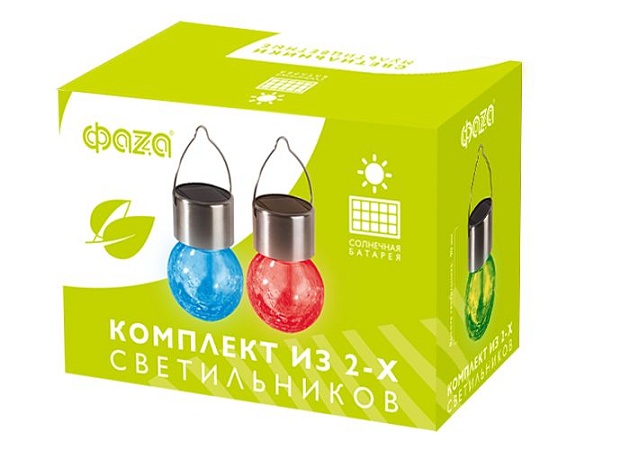 Светильник на солнечных батареях ФАZA (2шт) SLR-L02 Фото № 2