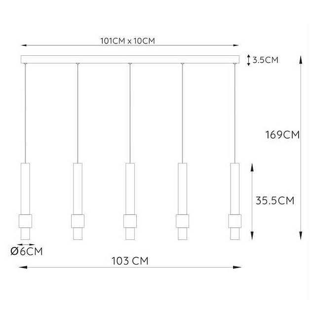 Подвесной светодиодный светильник Lucide Margary 24400/30/96 изображение 2 Подвесной светодиодный светильник Lucide Margary 24400/30/96 Фото № 2