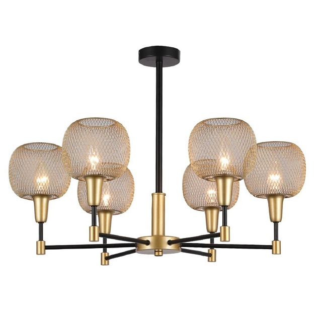 Подвесная люстра Gerhort G11061/6BK+GD GD изображение 1 Подвесная люстра Gerhort G11061/6BK+GD GD Фото № 1