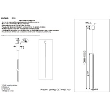 Подвесной светодиодный светильник Crystal Lux CLT 035C700 WH 1