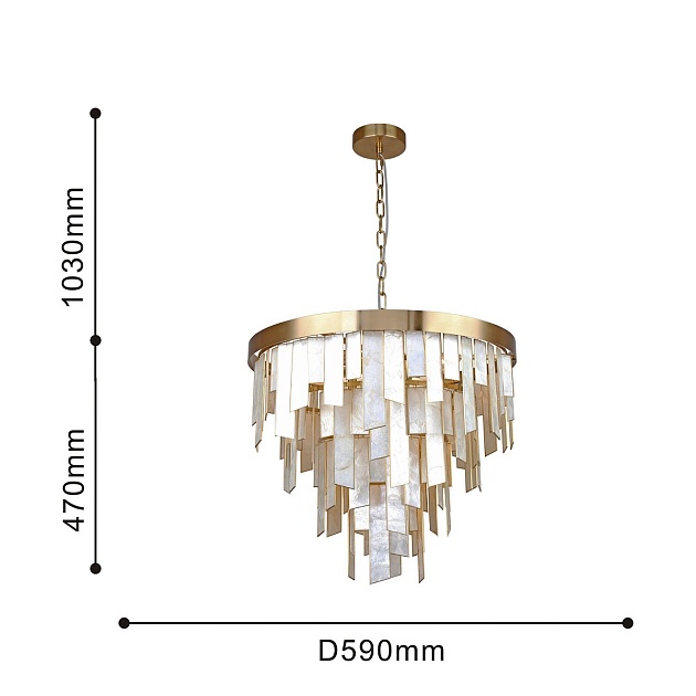 Подвесная люстра Favourite Shally 4199-10P Фото № 3