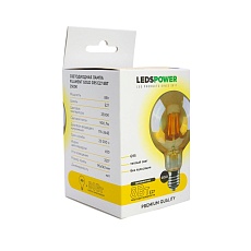 Светодиодная лампа LEDS POWER Filament GOLD G95 E27 8Вт 2500К 007151 2