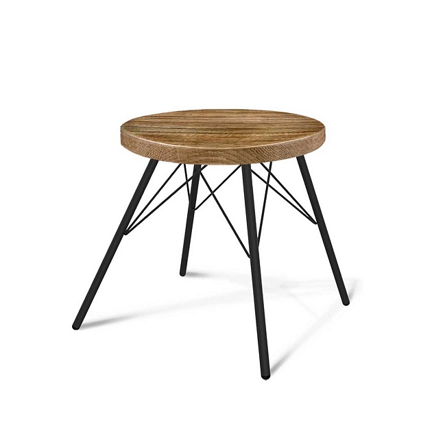 Табурет Sheffilton SHT-ST16/S37 дуб брашированный/черный 2915332301 Фото № 1