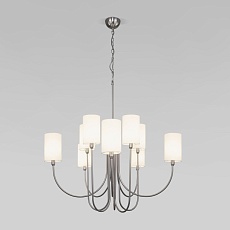 Подвесная люстра Eurosvet Abbey 60164/10 никель Smart