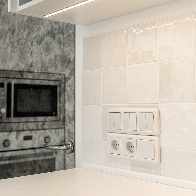 Выключатель двухклавишный Werkel перламутровый рифленый W1120013 4690389160882 изображение 5 Выключатель двухклавишный Werkel перламутровый рифленый W1120013 4690389160882 Фото № 5