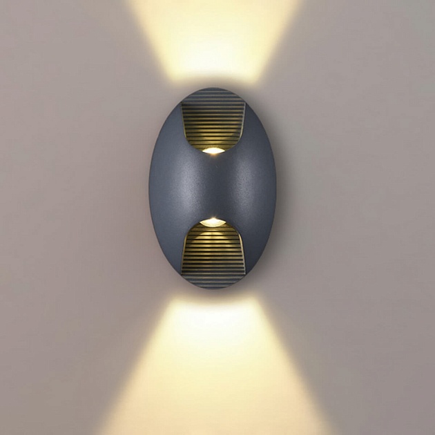 Уличный настенный светодиодный светильник Favourite Bidirect 2685-2W изображение 3 Уличный настенный светодиодный светильник Favourite Bidirect 2685-2W Фото № 3