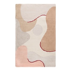 Ковер Tkano из хлопка бежевого цвета с авторским принтом из коллекции Freak Fruit, 160х230 см TK20-DR0027