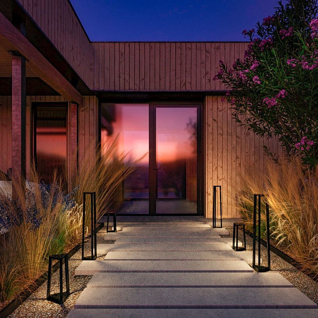 Уличный светодиодный светильник Maytoni Luft O466FL-L12B3K1 изображение 2 Уличный светодиодный светильник Maytoni Luft O466FL-L12B3K1 Фото № 2