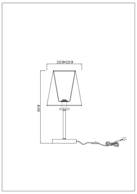 Настольная лампа Arte Lamp Kensington A4098LT-1CC Фото № 2