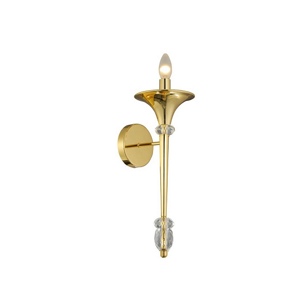 Бра Crystal Lux Miracle AP1 Gold изображение 1 Бра Crystal Lux Miracle AP1 Gold Фото № 1