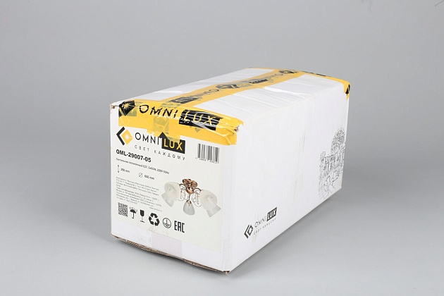 Потолочная люстра Omnilux Caldiero OML-29007-05 изображение 6 Потолочная люстра Omnilux Caldiero OML-29007-05 Фото № 6