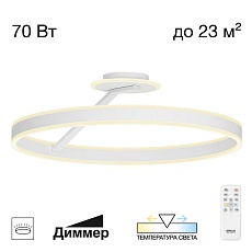 Потолочная светодиодная люстра Citilux Дуэт CL719760