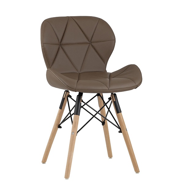 Кухонный стул Stool Group Бон экокожа коричневый DC-19122601 brown изображение 1 Кухонный стул Stool Group Бон экокожа коричневый DC-19122601 brown Фото № 1