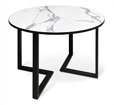 Обеденная группа Sheffilton SHT-DS223 статуарио венато/пыльн.роза/черн.муар 6380925101 1