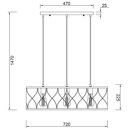 Подвесной светильник Vele Luce Ulik VL6242P03 Фото № 4