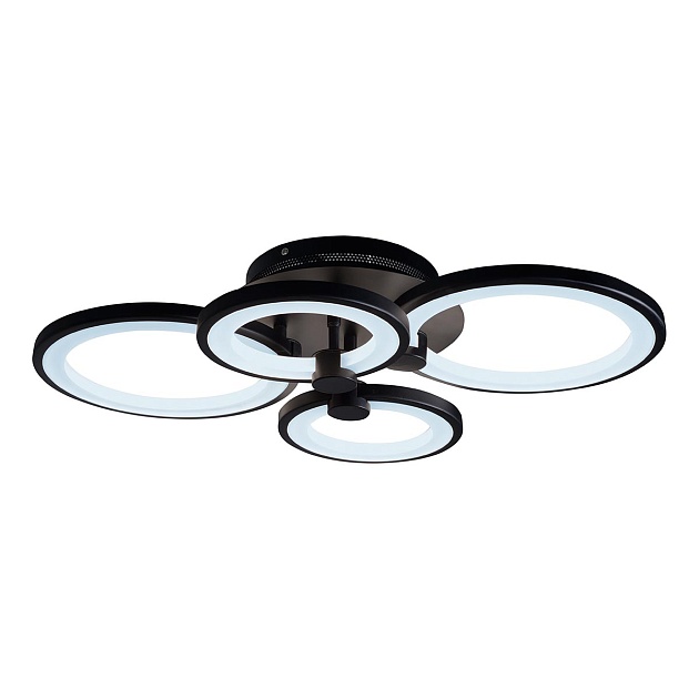 Потолочная светодиодная люстра iLedex Ring A001/4 BK Фото № 2