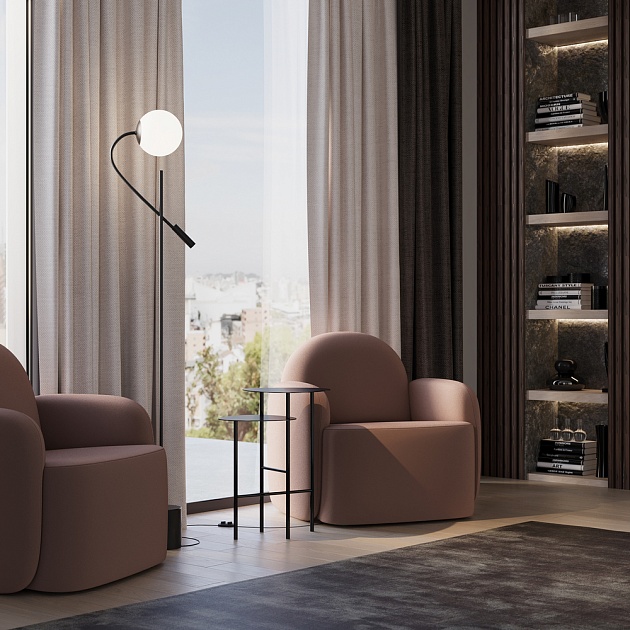 Торшер Maytoni Fly MOD230FL-01B Фото № 9