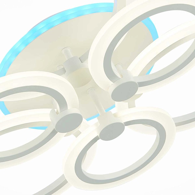 Потолочная светодиодная люстра Evoluce Cerina SLE500652-06RGB изображение 3 Потолочная светодиодная люстра Evoluce Cerina SLE500652-06RGB Фото № 3