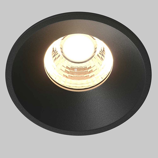 Встраиваемый светодиодный светильник Maytoni Round DL058-7W3K-B изображение 7 Встраиваемый светодиодный светильник Maytoni Round DL058-7W3K-B Фото № 7