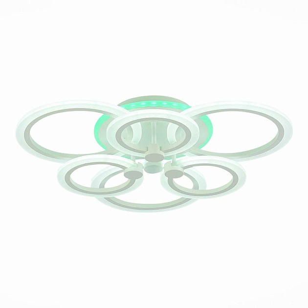 Потолочная светодиодная люстра Evoluce Cerina SLE500652-06RGB изображение 8 Потолочная светодиодная люстра Evoluce Cerina SLE500652-06RGB Фото № 8