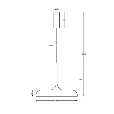 Подвесной светодиодный светильник Maytoni Gerhard MOD189PL-L18W3K1 3
